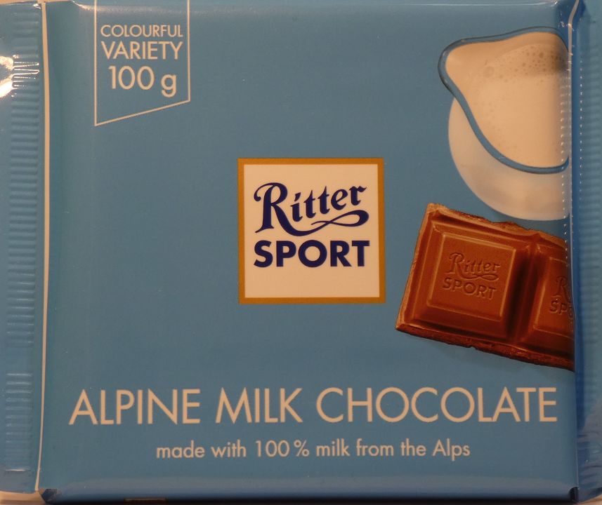 Ritter Sport Alpine Milk Chocolate