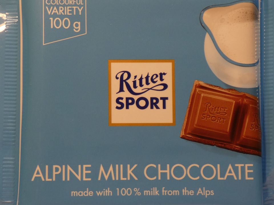 Ritter Sport Alpine Milk Chocolate