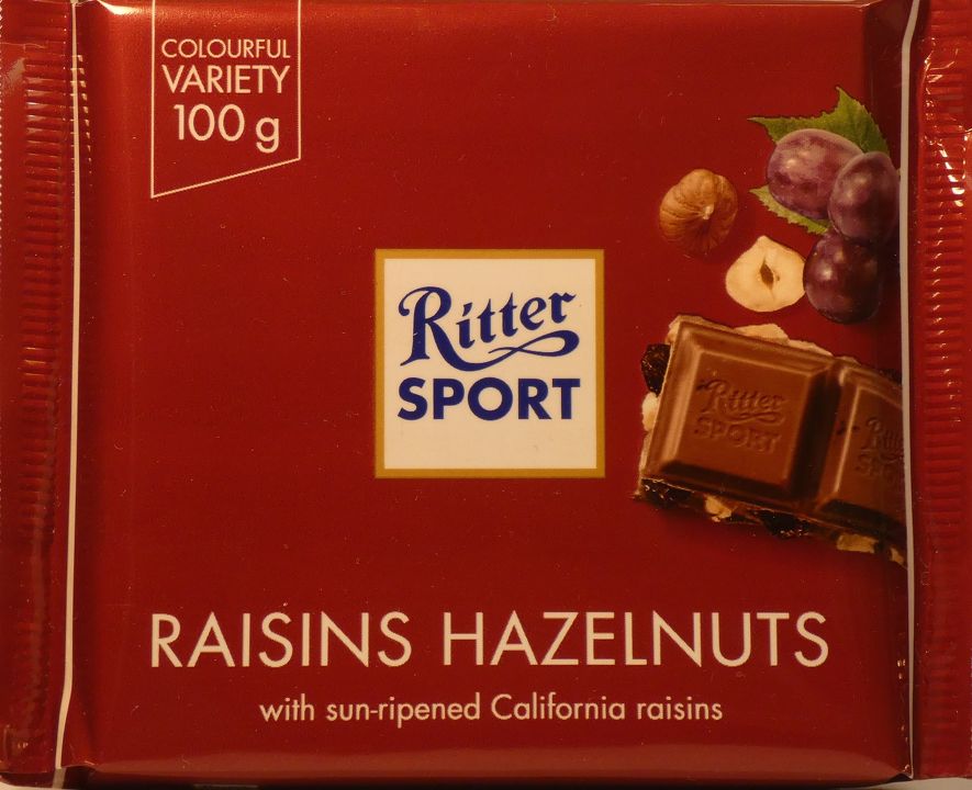 Ritter Sport Raisins & Hazelnut