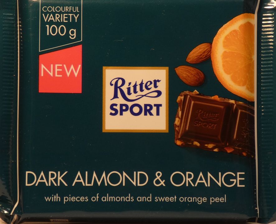 Ritter Sport Dark Almonds & Orange