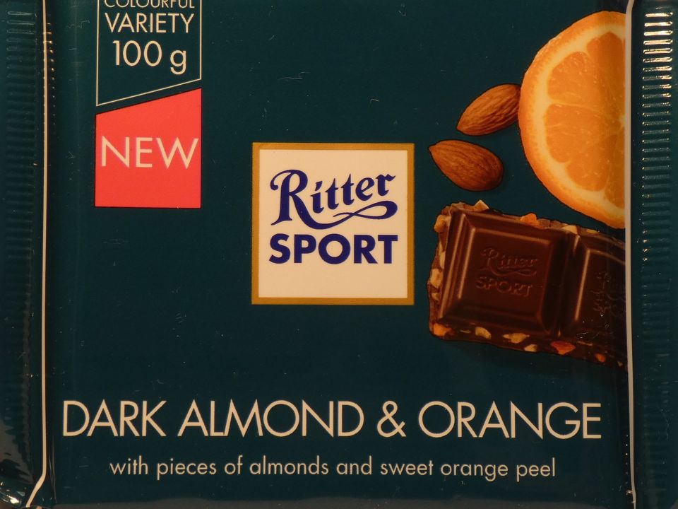 Ritter Sport Dark Almonds & Orange