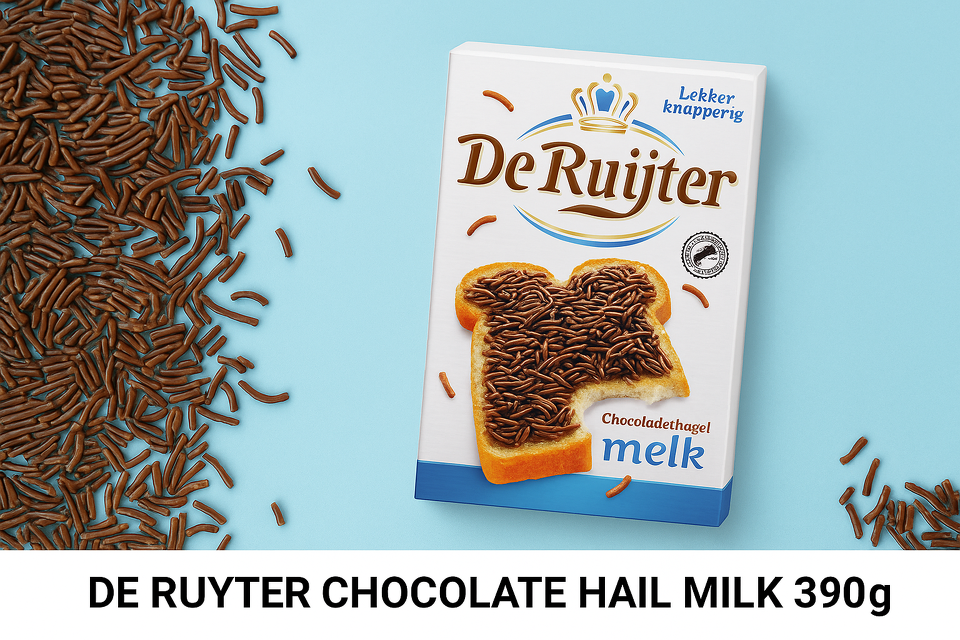 DE RUYTER CHOCOLATE HAIL MILK 390g