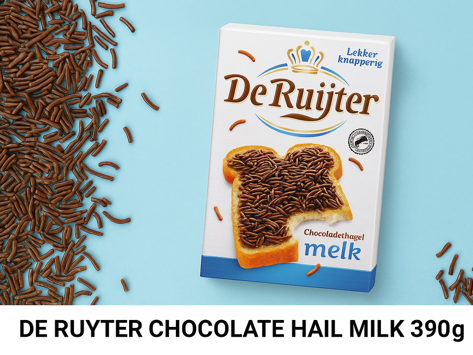 DE RUYTER CHOCOLATE HAIL MILK 390g