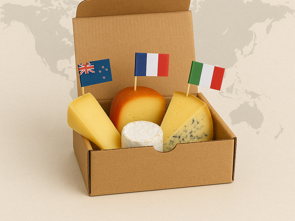 The Connoisseur’s Collection  - Four cheeses from around the world