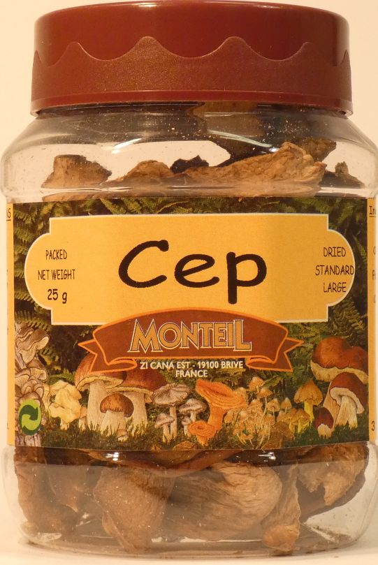 Mushrooms Cep/Porcini 25g Dried Products Gouda Cheese Shop