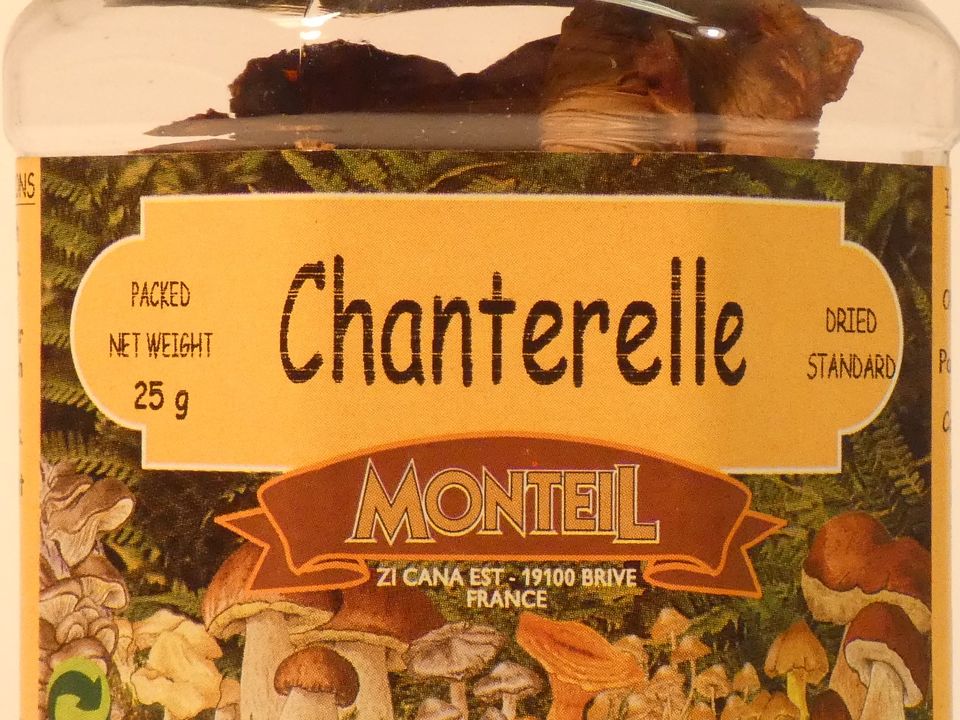 Mushrooms Chanterelles 25g - Dried