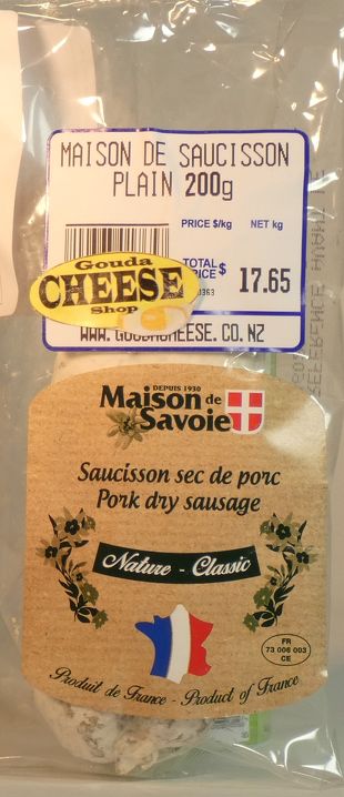 Maison De Savoie Sauccisson Plain 200g