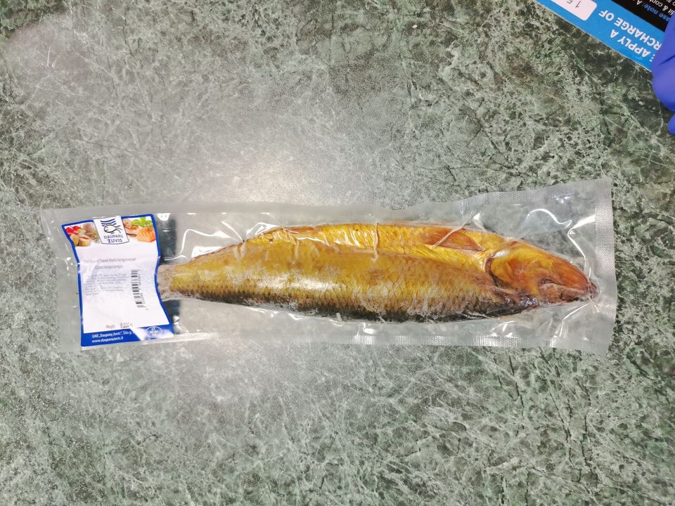 Dauparų - Cold Smoked Cleaned Atlantic Herring - Frozen