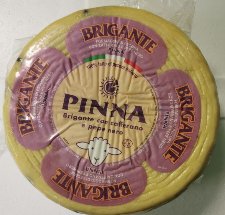 Brigante Saffron & Black Pepper Sheep Cheese