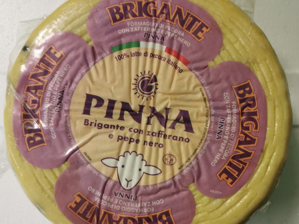 Brigante Saffron & Black Pepper Sheep Cheese