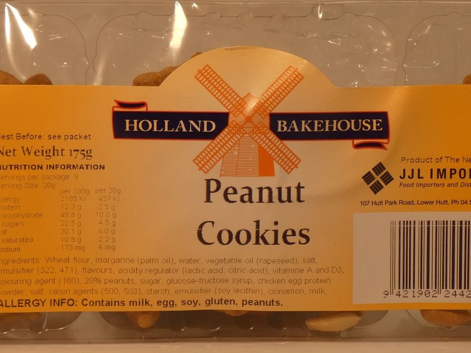 Peanut Biscuits Holland Bakehouse