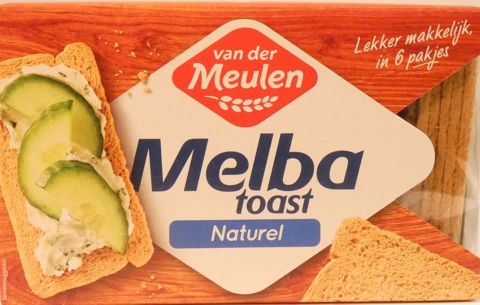 Melba Toast 120g Van Der Meulen