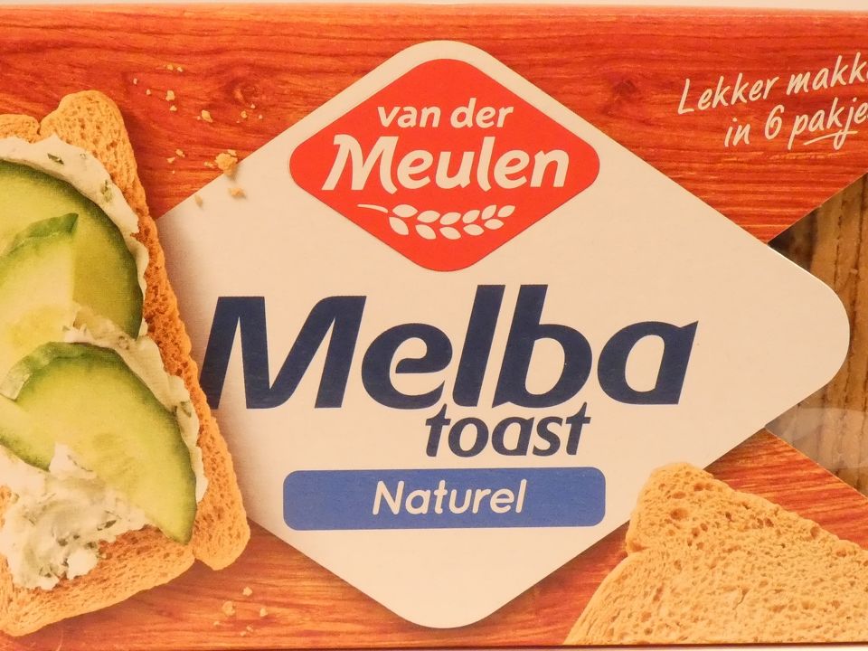 Melba Toast 120g Van Der Meulen