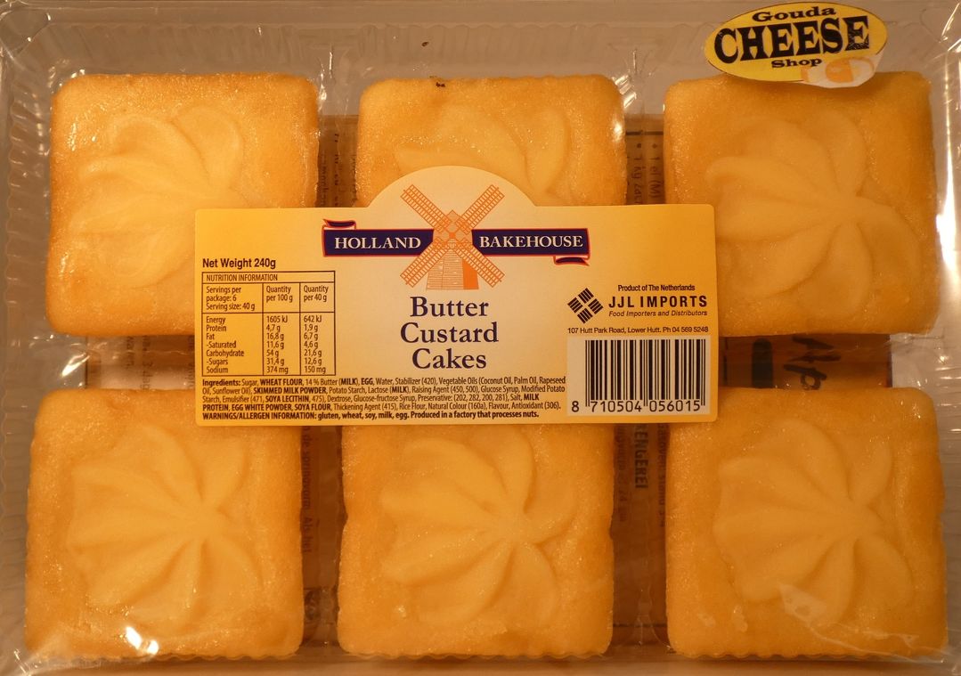 Butter Custard Cakes