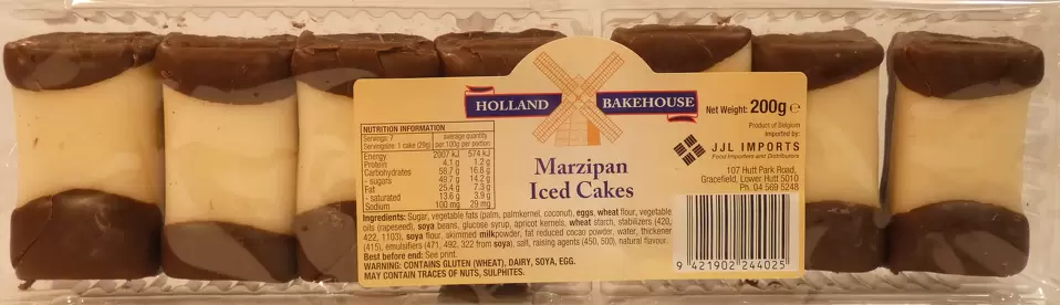 Marzipan Cakes - Mergpijpjes