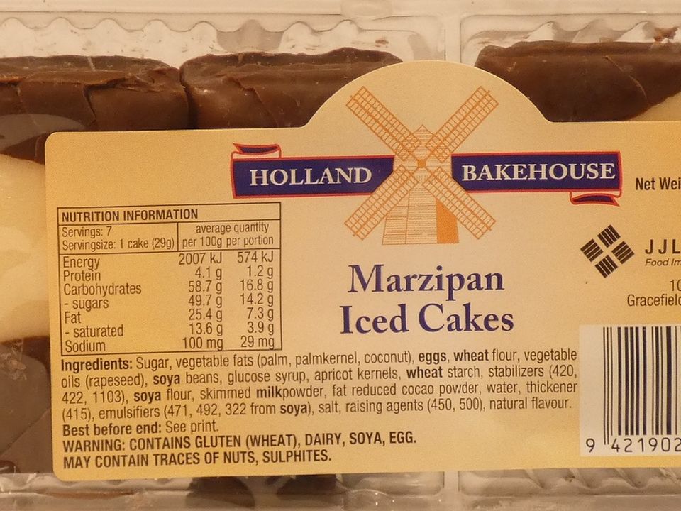 Marzipan Cakes - Mergpijpjes