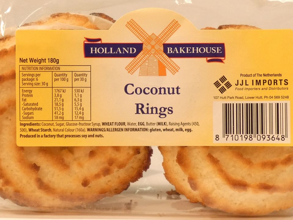 Coconut Rings Holland Bakehouse - Cocosmacronen