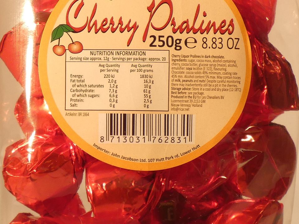 Cherry Pralines Ricar