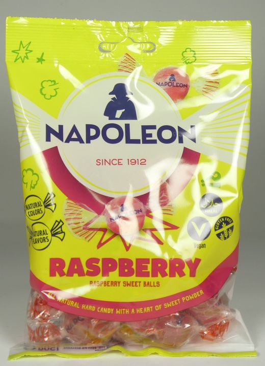 Raspberry Sherbet Balls - Napoleon