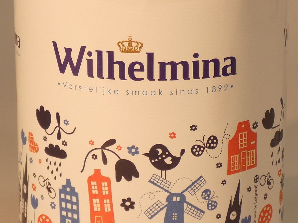 Peppermint Coloured Tin 500g Wilhelmina