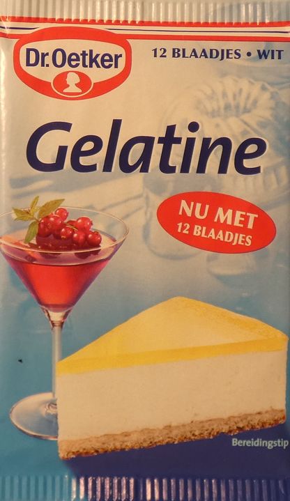 Gelatine Leaves Clear Dr. Oetker