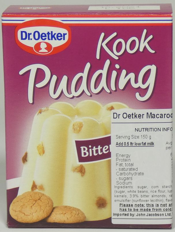 Bitterkoekjes (Macaroon) Pudding 92g Dr. Oetker