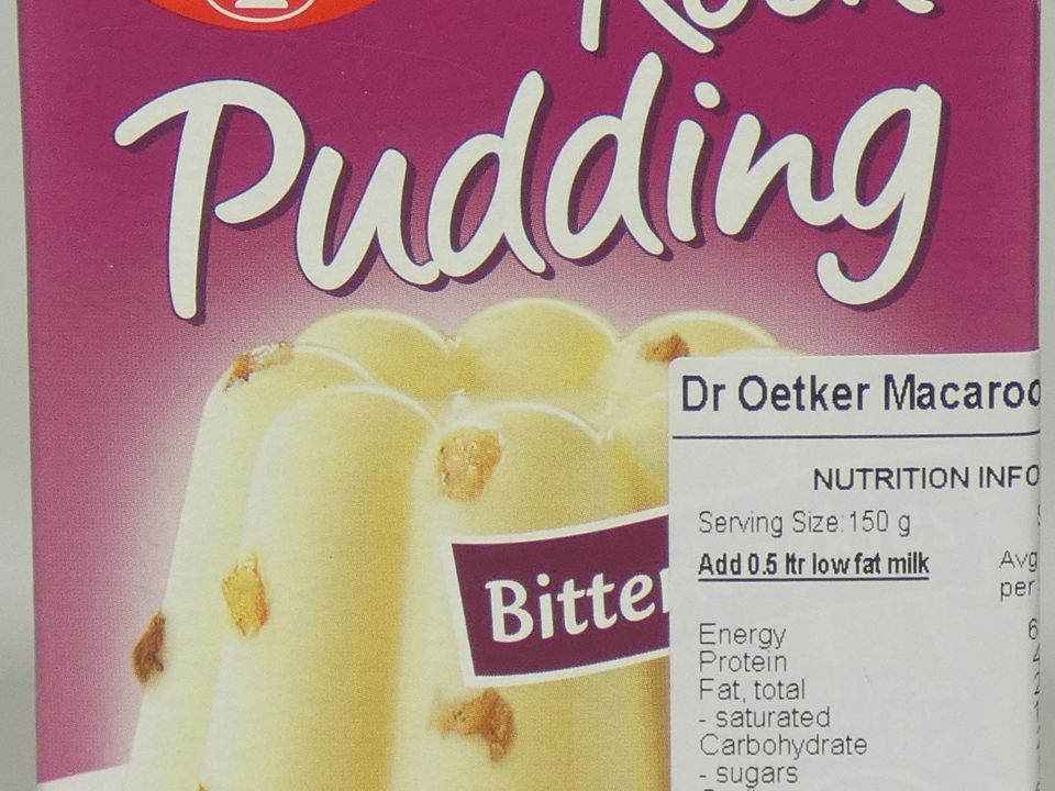 Bitterkoekjes (Macaroon) Pudding 92g Dr. Oetker