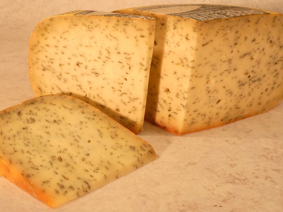Basil & Garlic Gouda