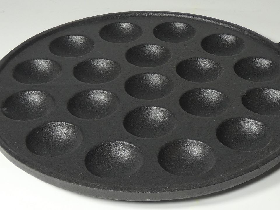 Poffertjes Pan Cast Iron