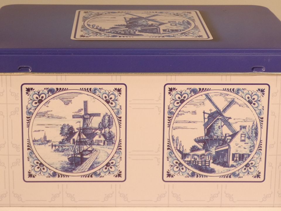 Delft Blue Speculaas Tin