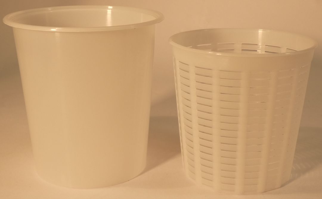 Large Ricotta Container & Basket Products Gouda Cheese Shop