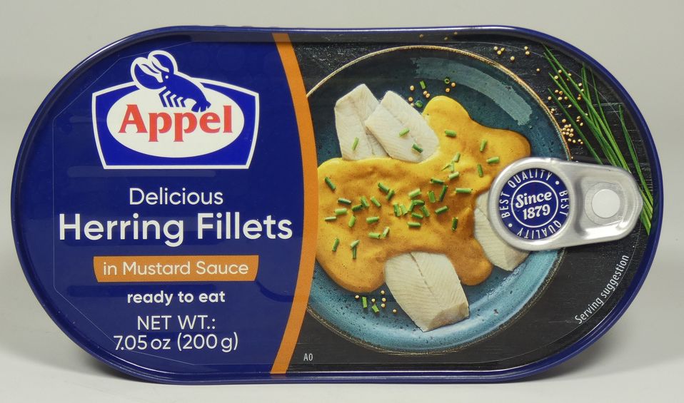 Herring Fillets In Mustard Sauce