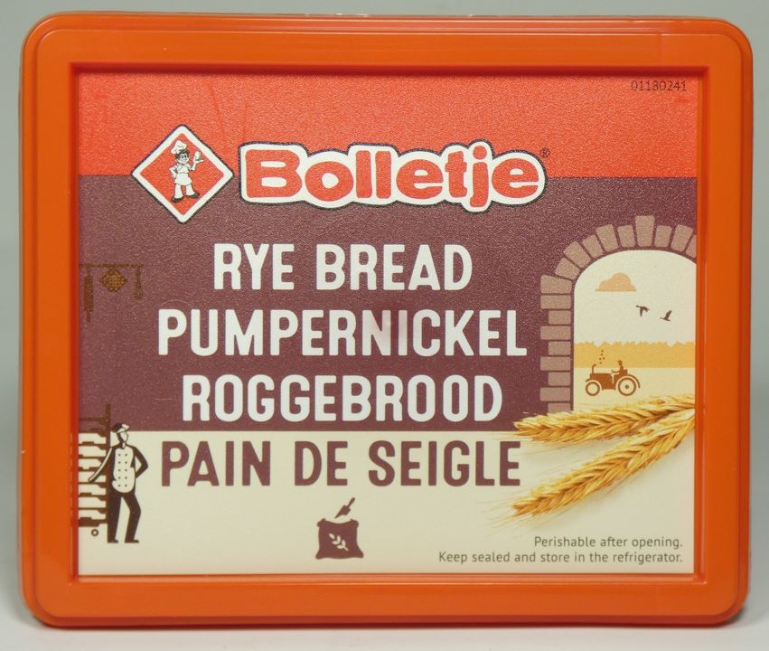 Whole Grain Rye Bread - Pumpernickle -  Bolletje