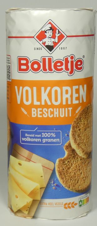 Beschuit Whole Wheat Bolletje - Volkoren