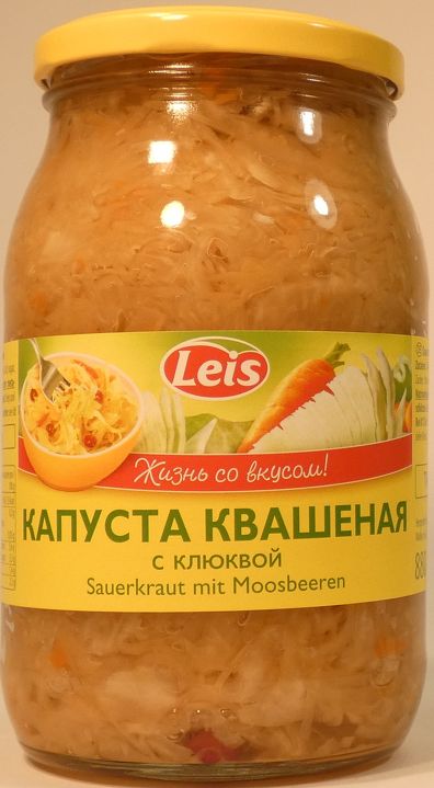 Sauerkraut With Cranberries