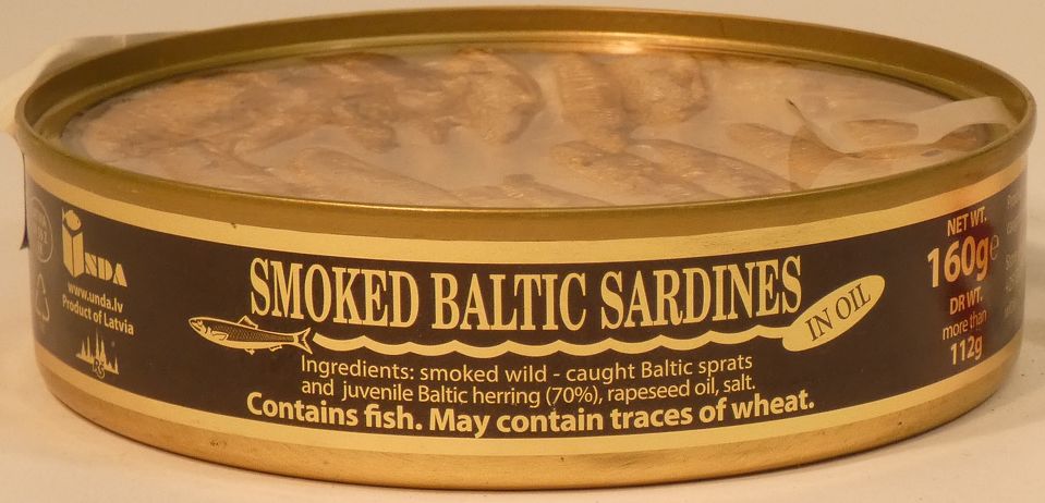 Smoked Baltic Sardines In Oil