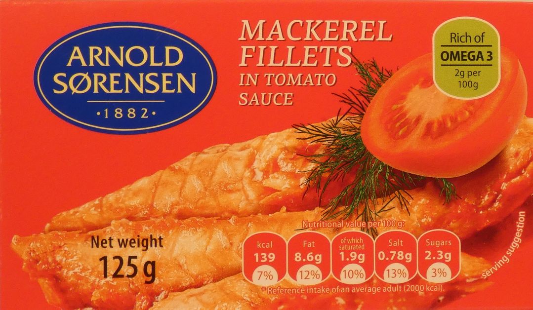 Mackerel Fillets In Tomato Sauce