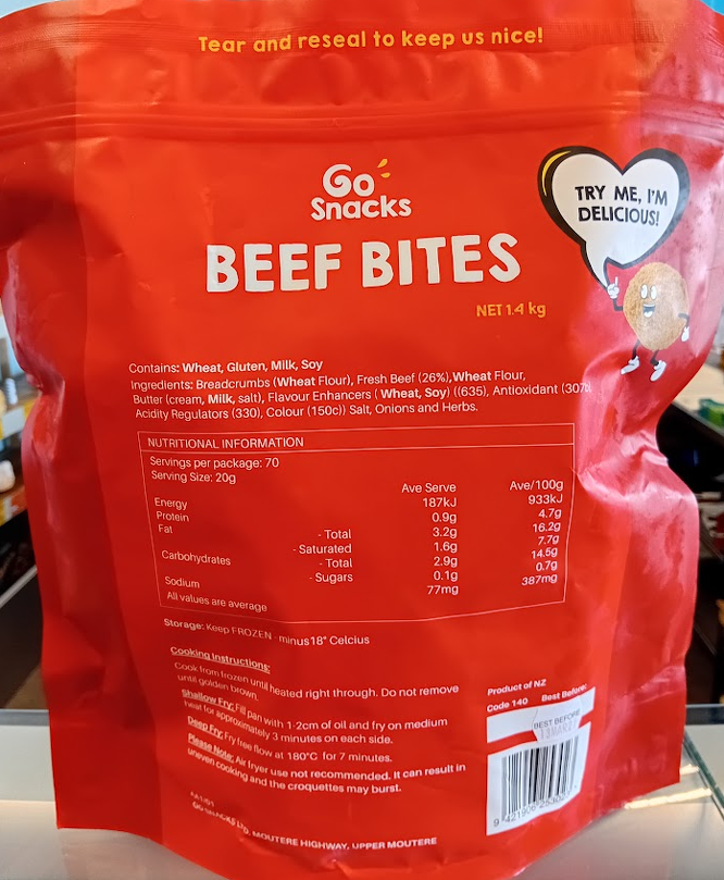 Beef Bites (Bitterballen) 70
