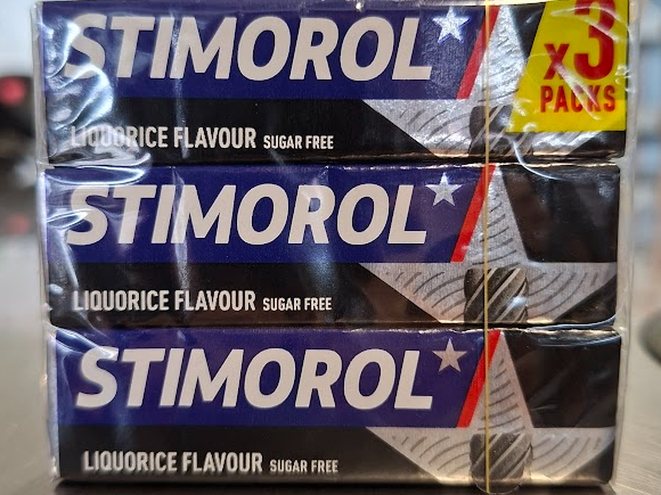 Stimorol Licorice Chewing Gum (3 PACK)