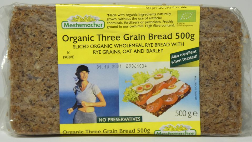 3 Grain Bread - Natural