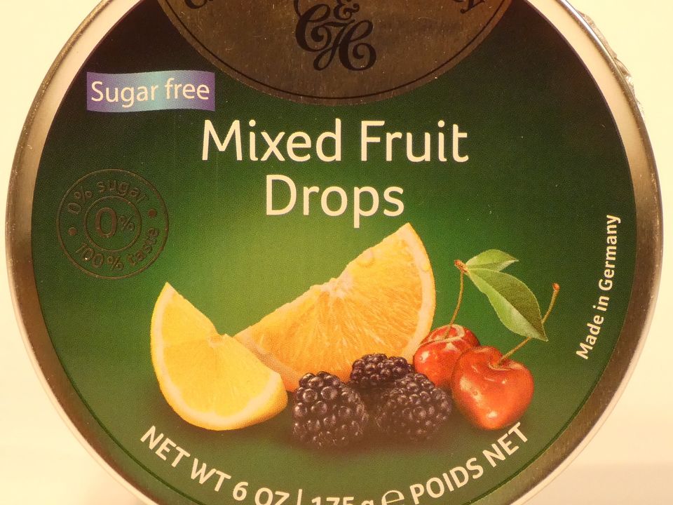 Mixed Fruit Drops - Sugar Free
