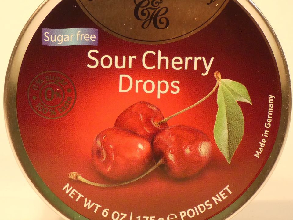 Sour Cherry Drops - Sugar Free