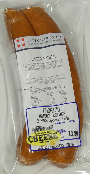 Chorizo 2-pack approx. 312g