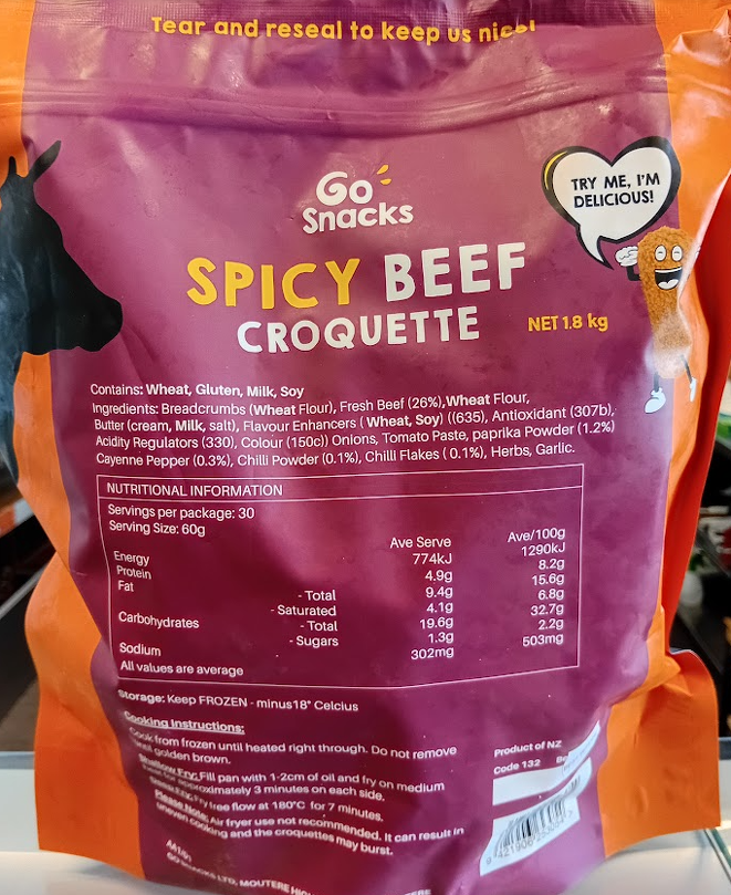 Spicy Beef Krokets (30)